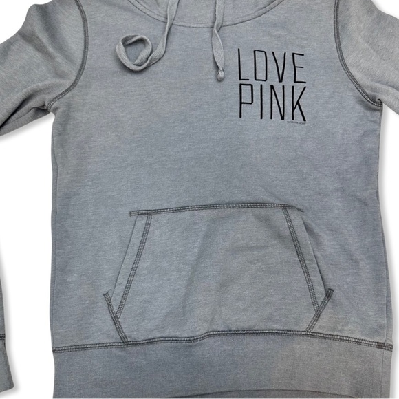 Pink by Victoria’s Secret Gray Hoodie - Picture 5 of 9